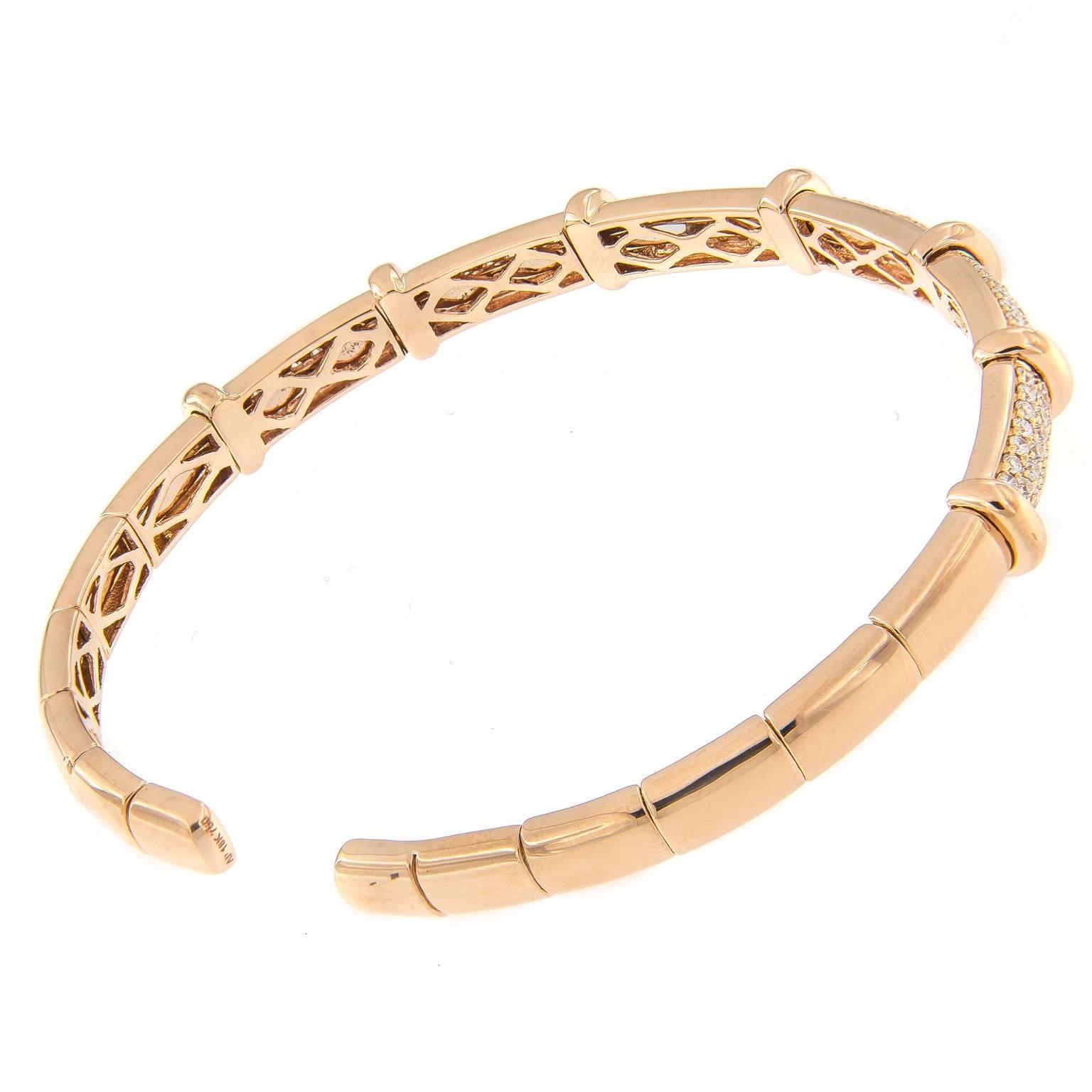 rose gold stacking bracelets