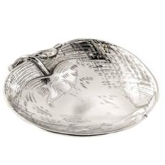 Buccellati Sterling Silver Small Apple Dish