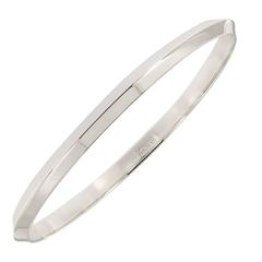 Tiffany & Co. Sterling Silver Knife Edge Bangle Bracelet