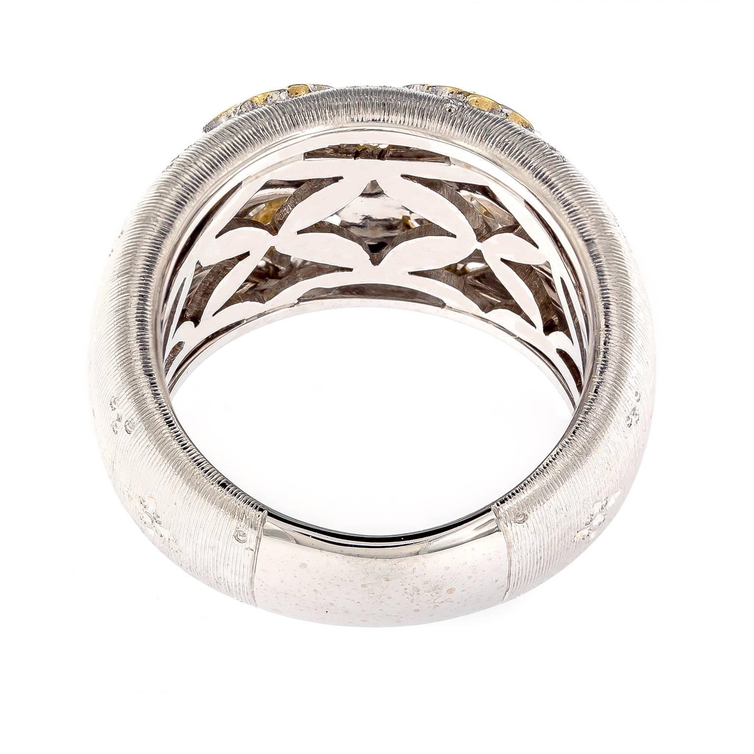 Women's Diamond Gold Dome Ring