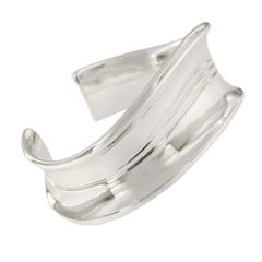 Michael Bondanza Sterling Silver Wide Cuff Bracelet