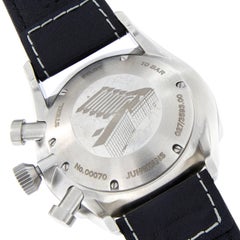 Junghans Meister Pilot Chronoscope Black Dial Ltd ed Self-winding wristwatch