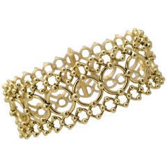 Tiffany & Co. Open Work Gold Bracelet