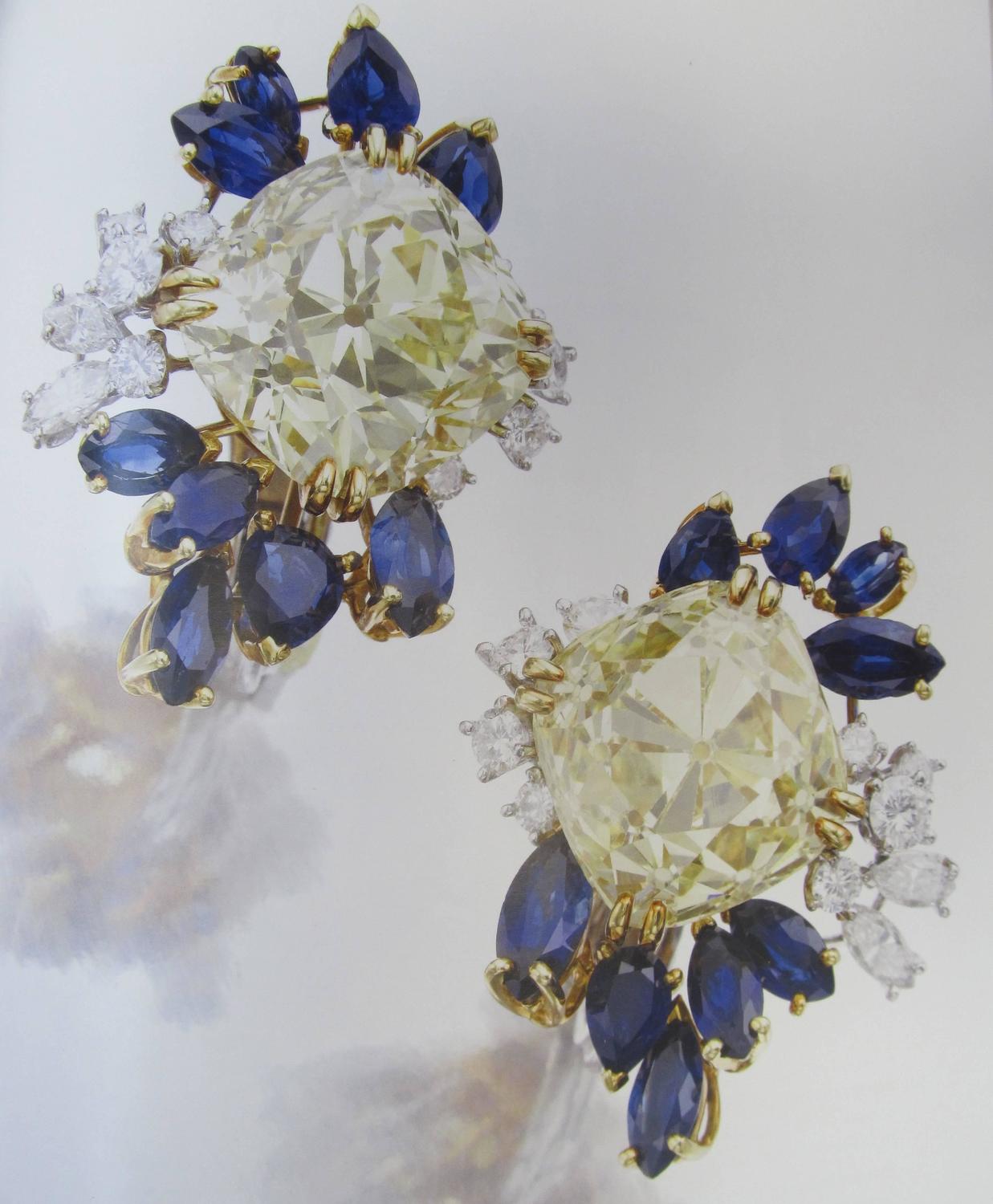 Meister Zurich Yellow Sapphire Gold Earrings For Sale at 1stdibs
