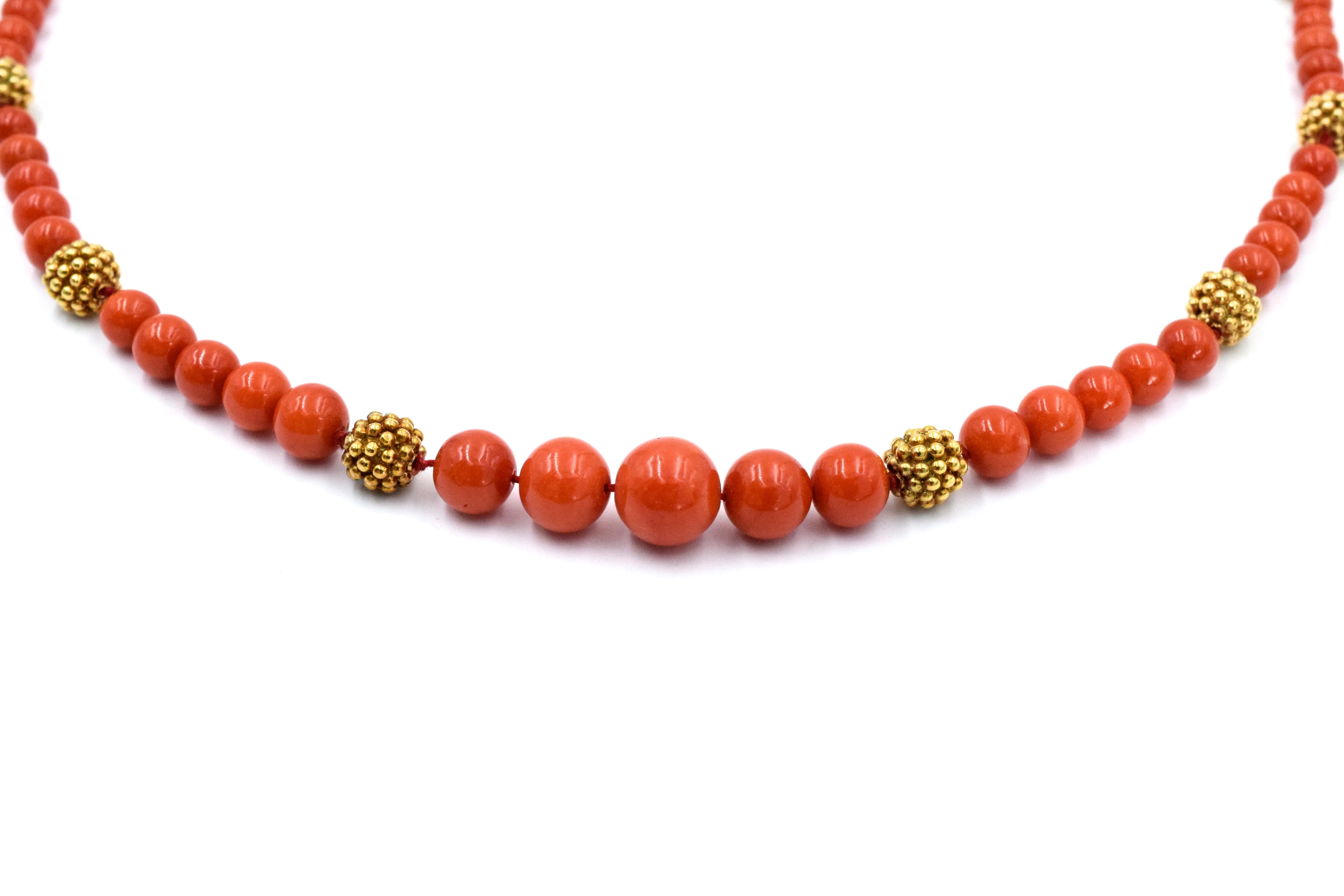 Artist Van Cleef & Arpels Coral Necklace For Sale