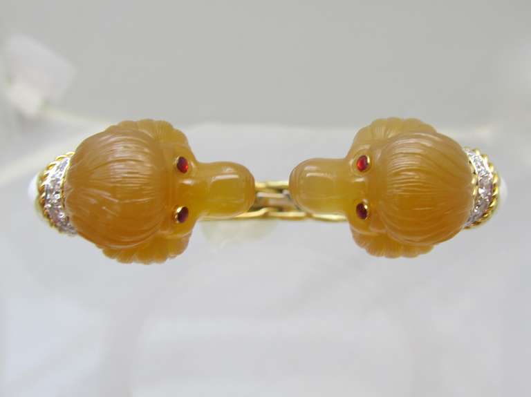 David Webb Poodle Cuff Bracelet 1