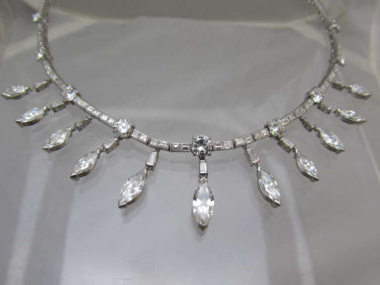 Retro Impressive Diamond Necklace 1