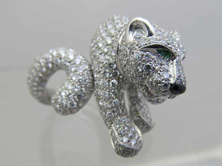 Cartier Diamond Panther Ring 1