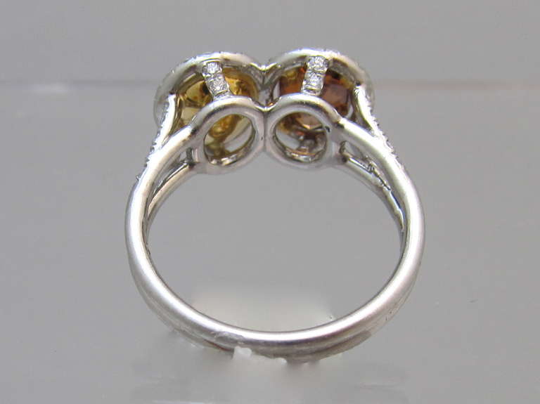 Women's Double diamond ring