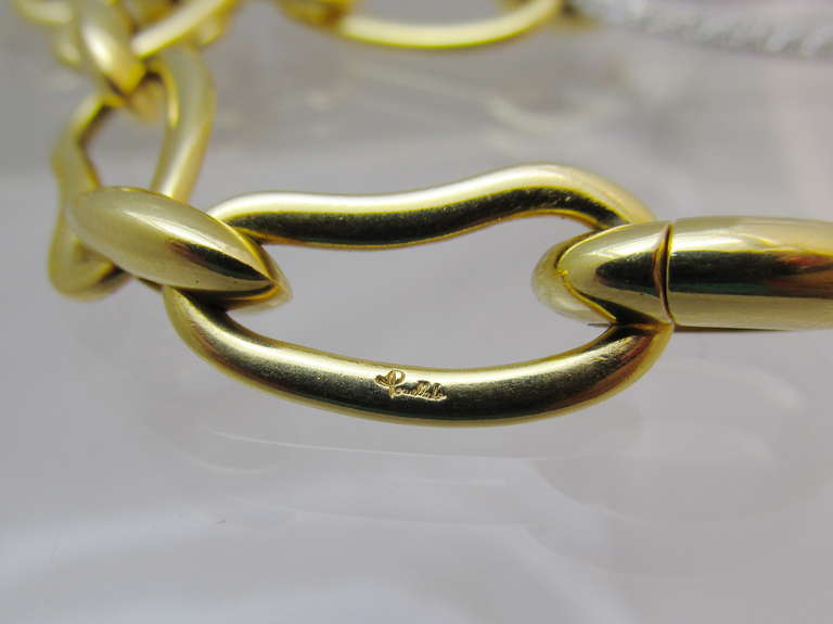 Pomellato Paisley Diamond Gold Long Necklace 2