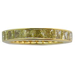 Fancy Yellow Diamond Band 11