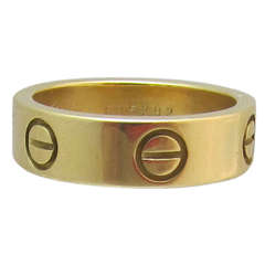 Cartier Gold Love Band