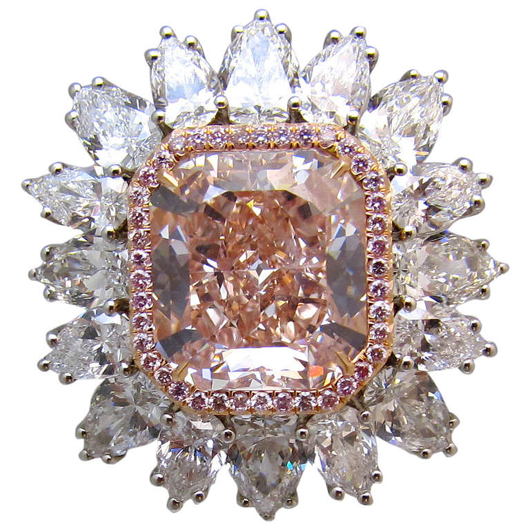 NALLY   G.I.A. 5.73ct   Pink Diamond Ring