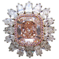 NALLY   G.I.A. 5.73ct   Pink Diamond Ring