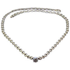 cartier diamond chain necklace