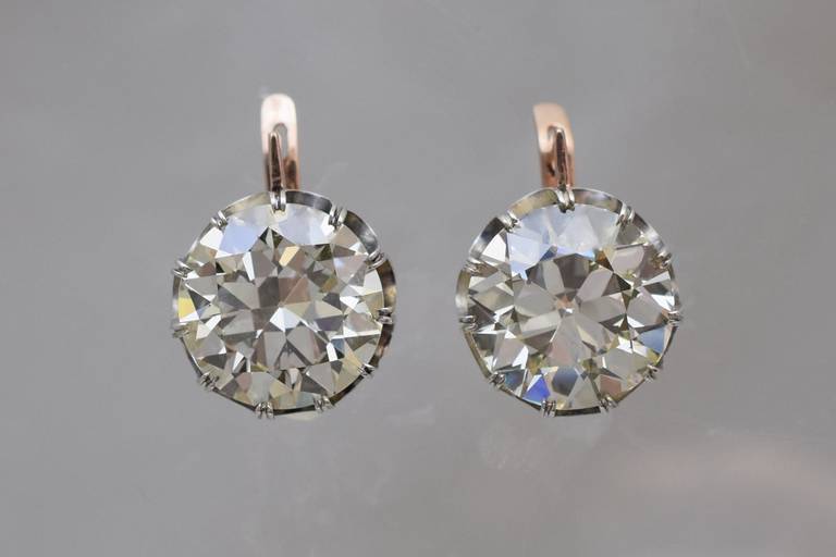 Women's Victorian Diamond Earrings