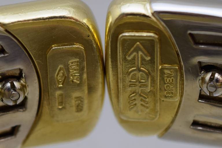 Contemporary Gold Cuff Bracelet