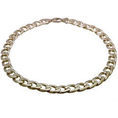 Curb Link Gold Necklace 10