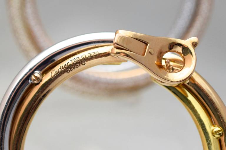 cartier diamond hoop earrings