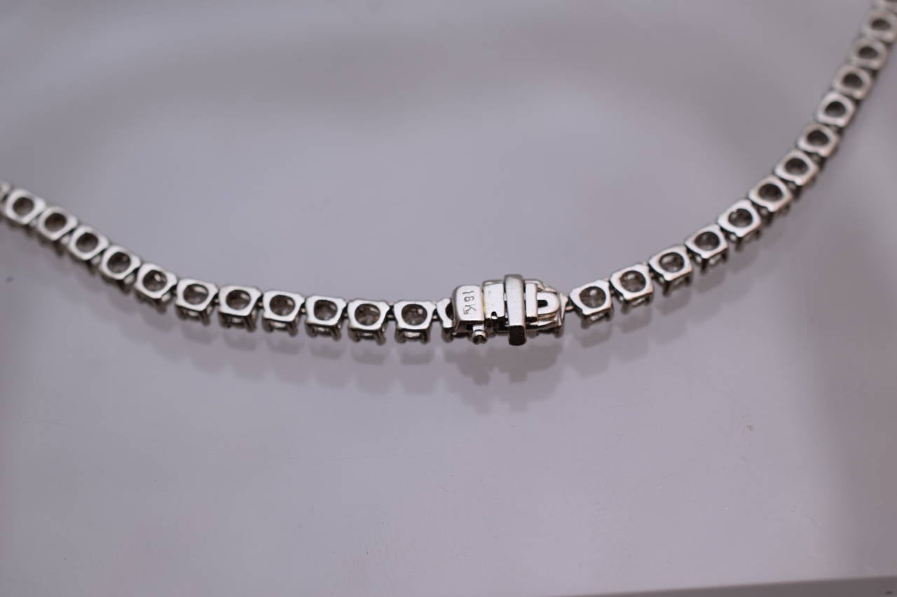Diamond Riviere Necklace In New Condition In New York, NY