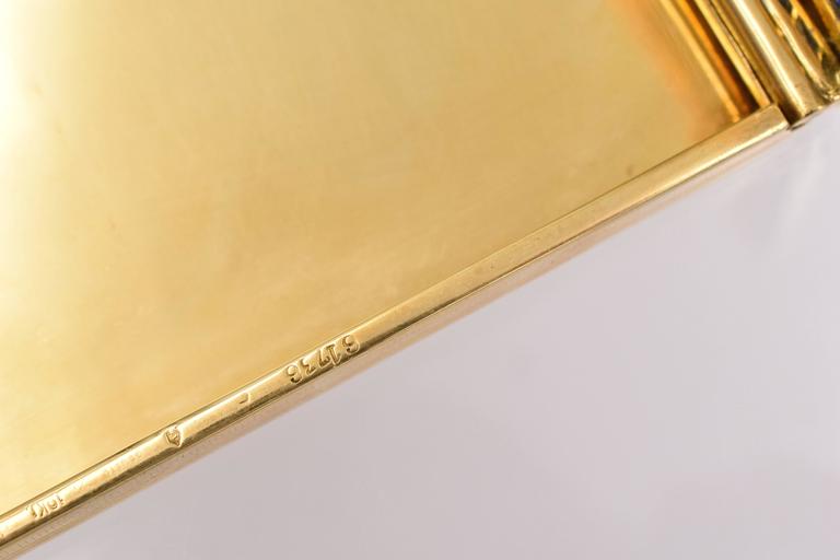 Magnificent French Retro Sapphire Gold Box For Sale 1