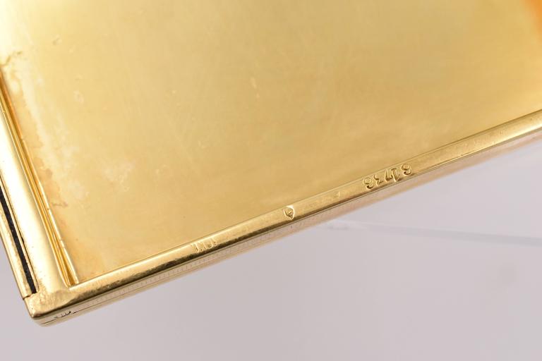 Magnificent French Retro Sapphire Gold Box For Sale 2