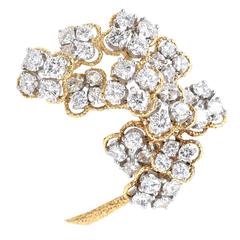 Van Cleef & Arpels Floral Diamond Brooch 12