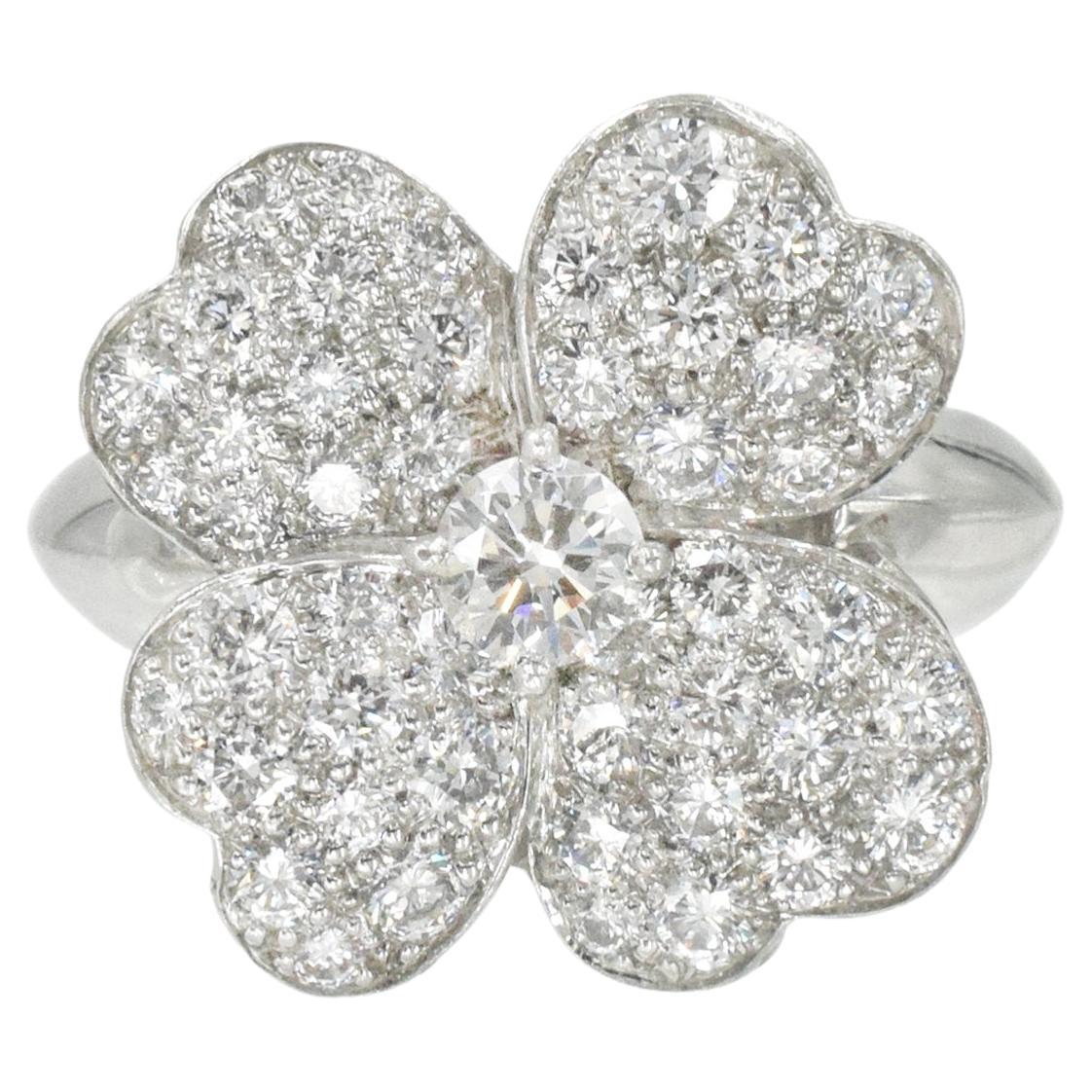 Van Cleef & Arpels Diamond 'Cosmos' Medium Ring For Sale