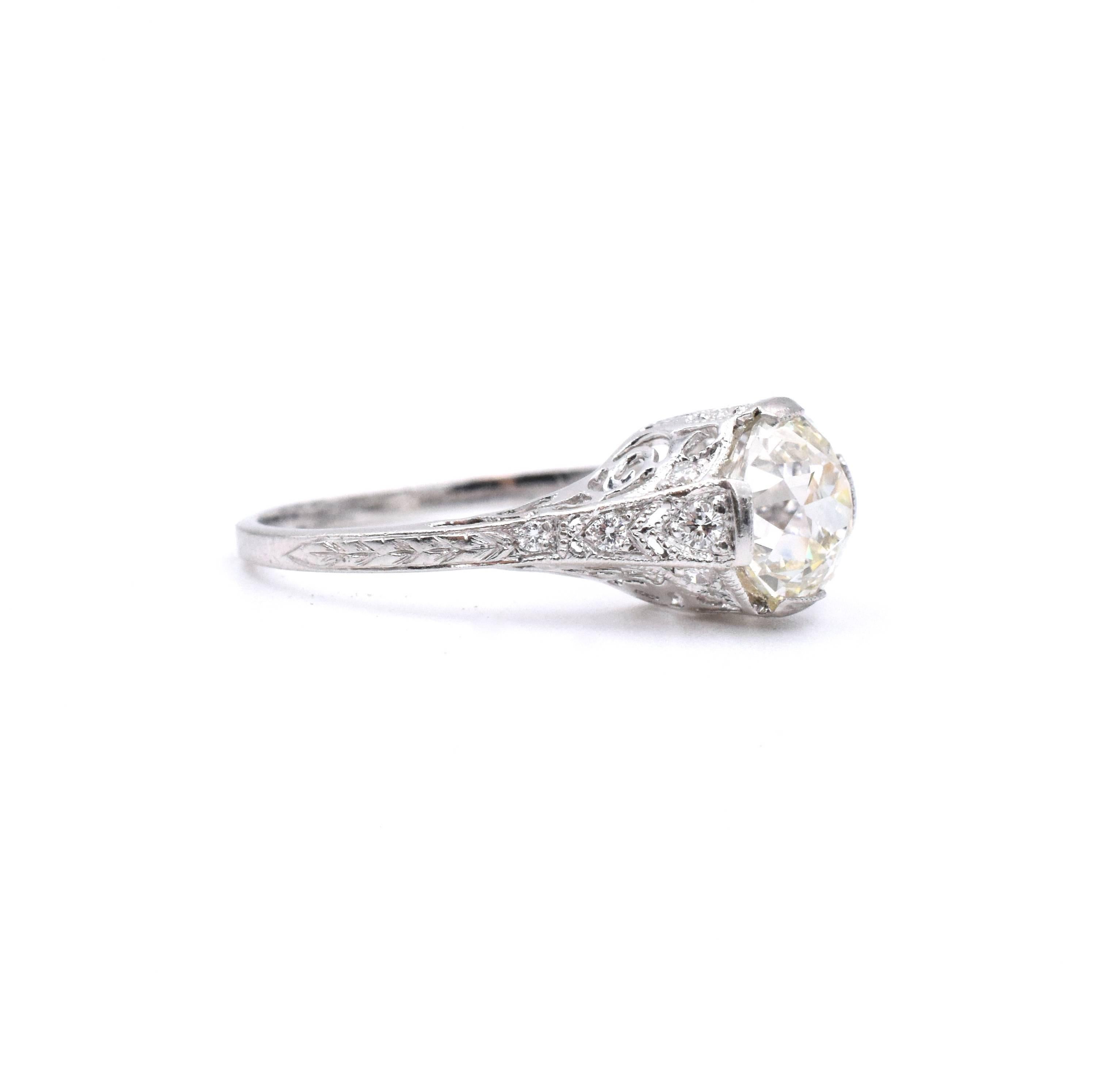 Art Deco Diamond Ring 4