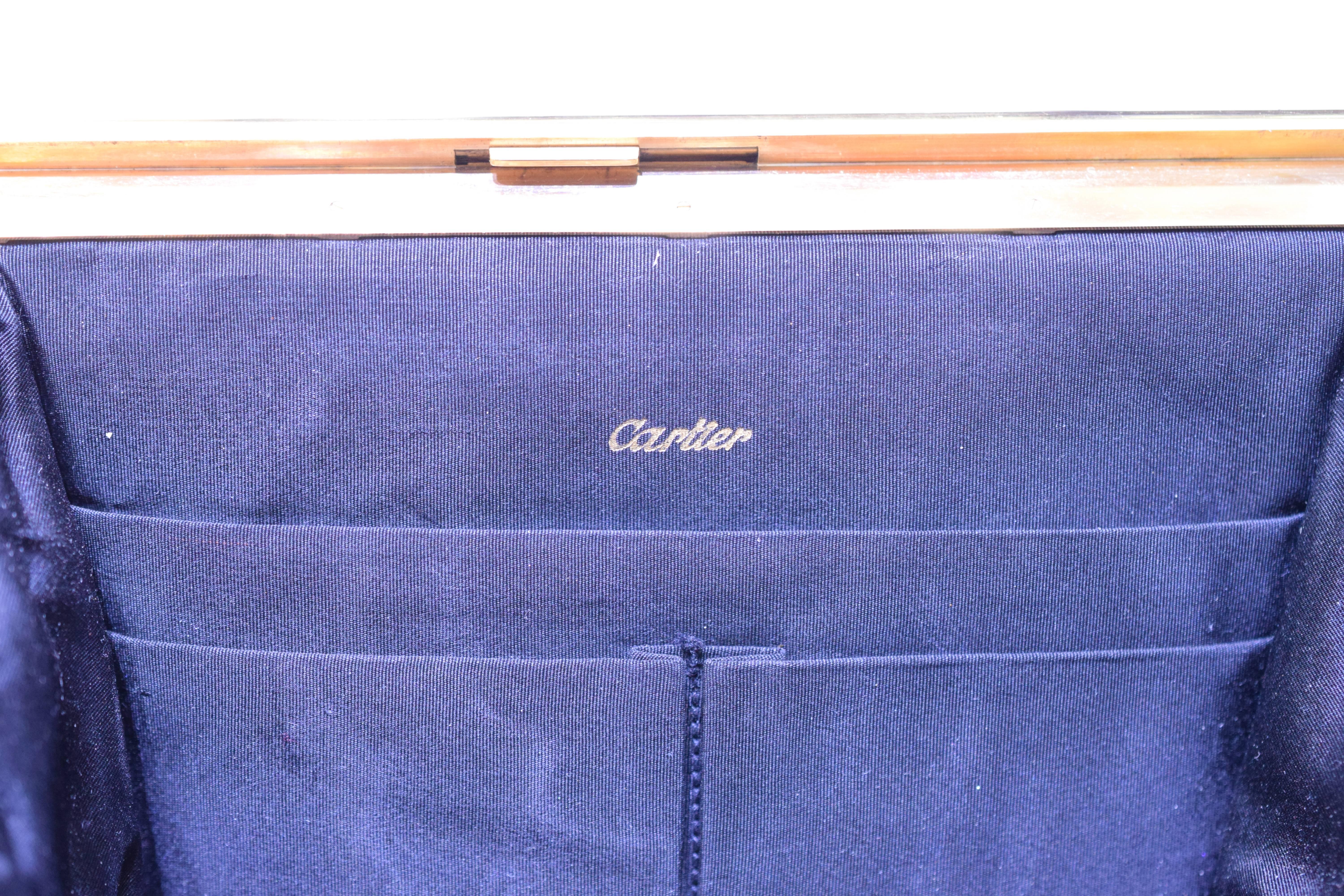 Cartier  Velvet Gold Evening Purse 4