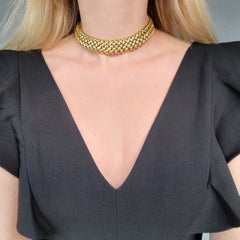 Vintage Tiffany & Co. "Vannerie" Basket Weave Necklace