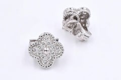 Van Cleef & Arpels Diamond Alhambra Earrings