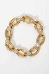 1970s Boucheron Paris Diamond Gold Serpent Boheme Bracelet