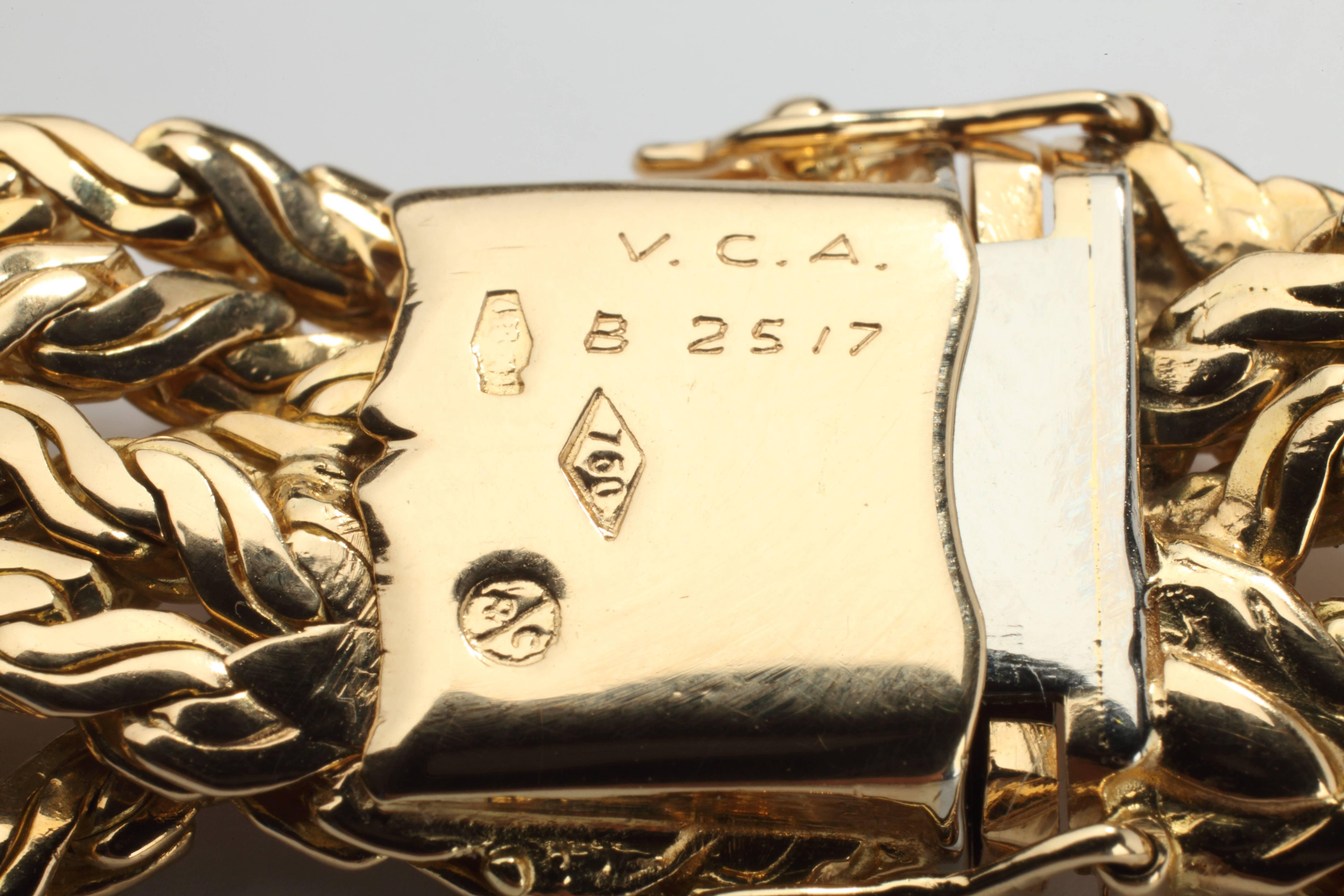 1950s Van Cleef & Arpels Paris  Woven Gold Necklace 2