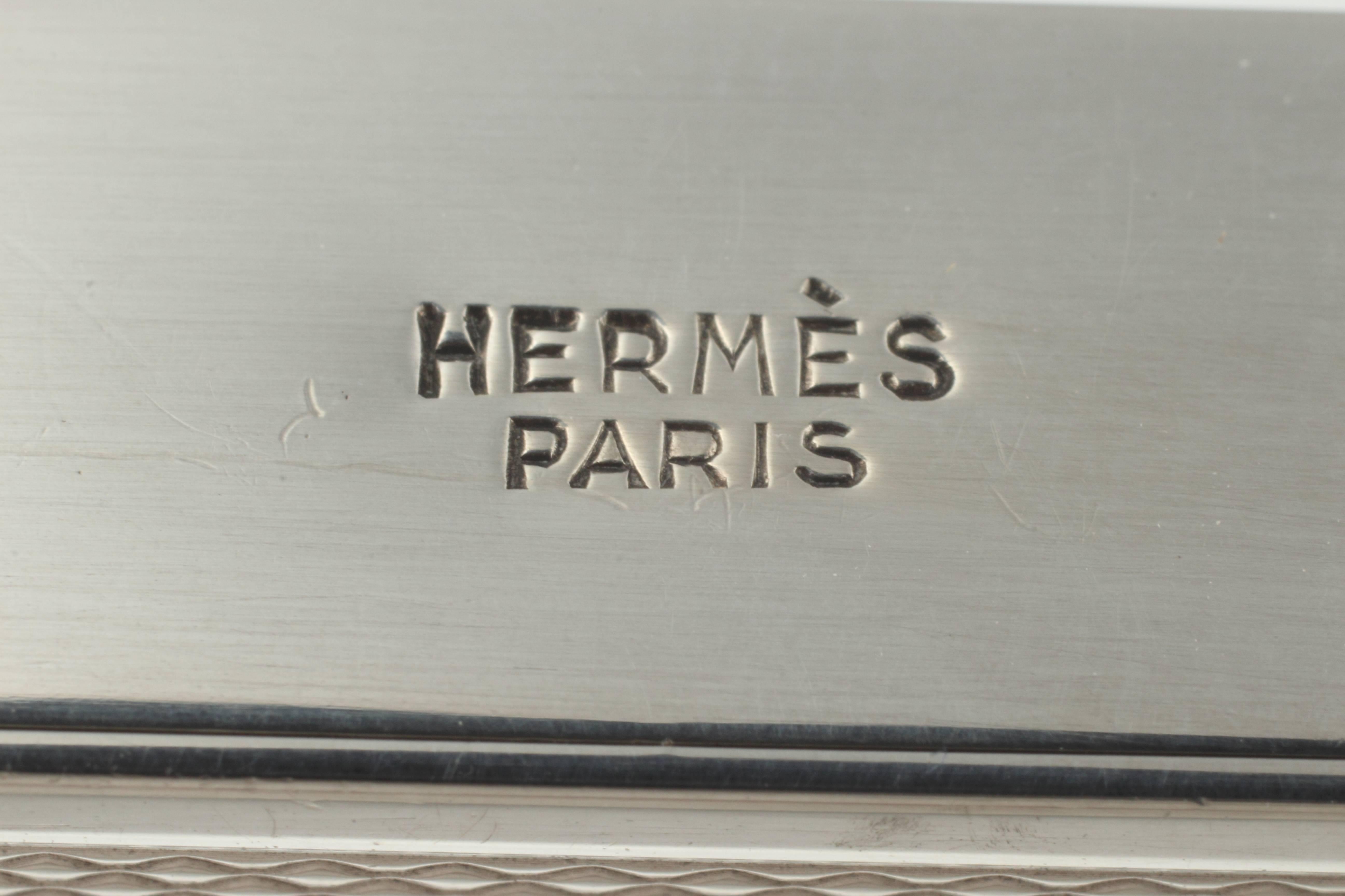 Hermes Paris Silver Picture Frame 1