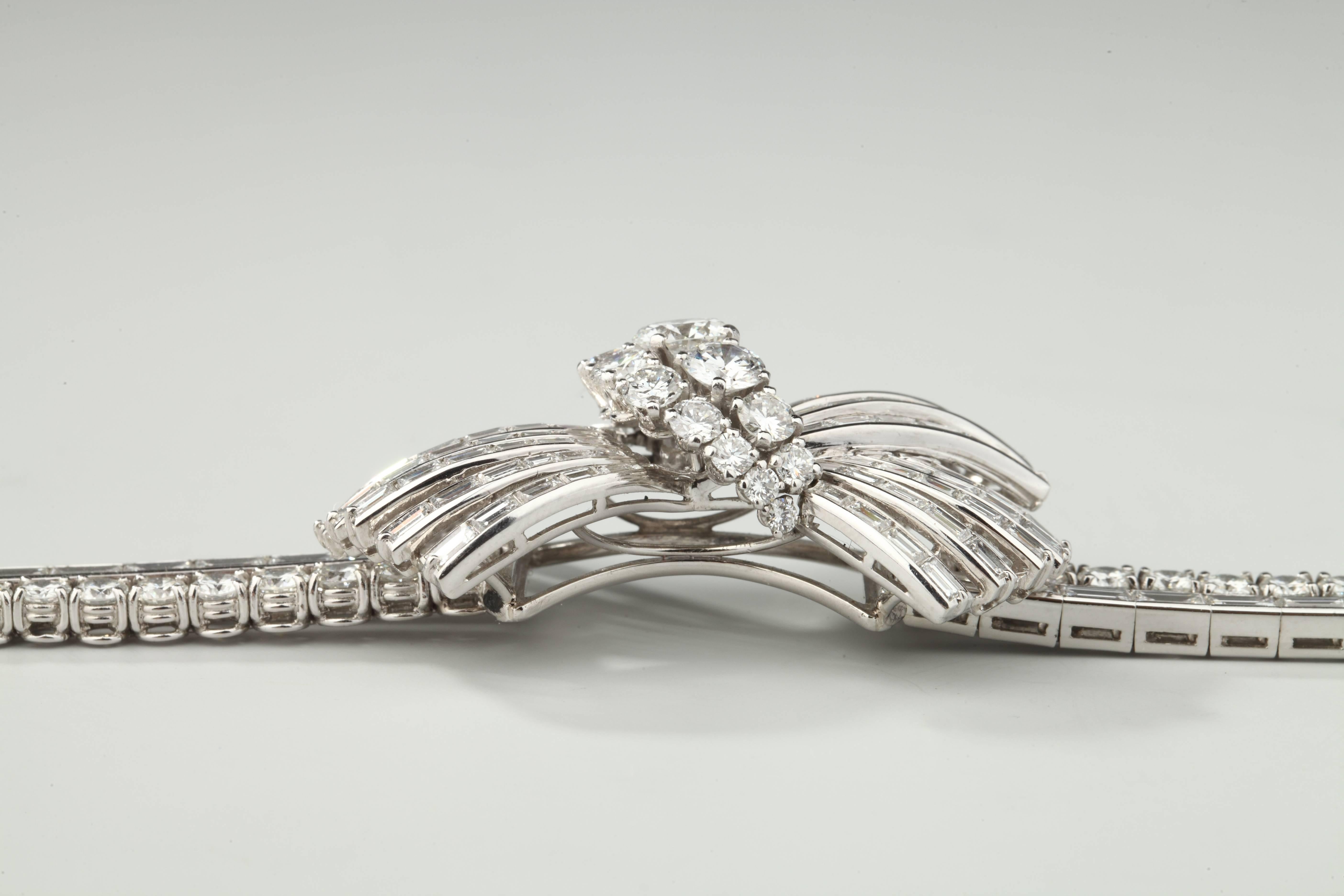 Diamonds Bracelet In Excellent Condition For Sale In Paris, FR