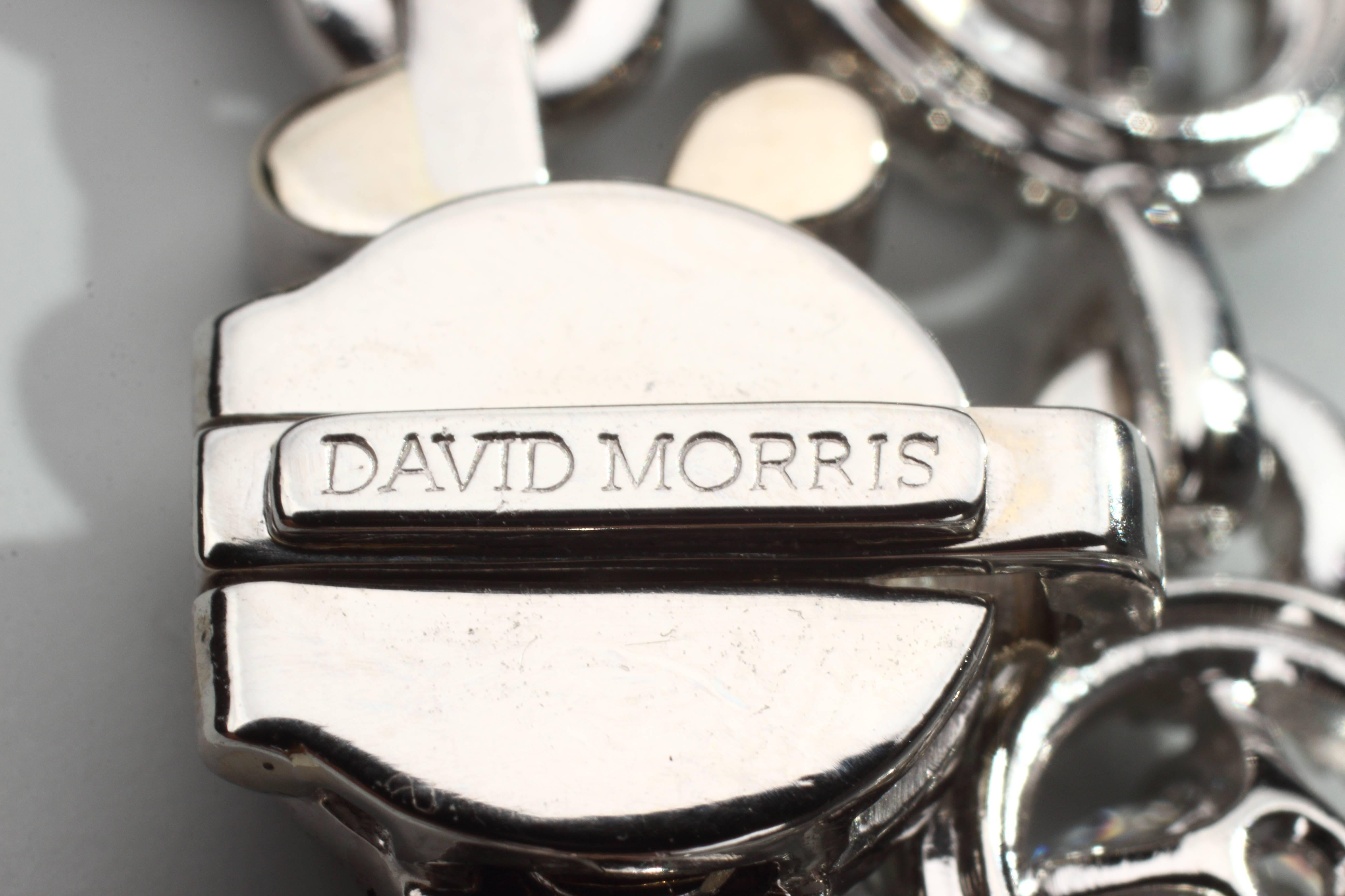 Women's David Morris London Diamond Circle Motif  Bracelet