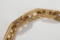 Hermes Vendôme Tresse Gold Toggle Bracelet