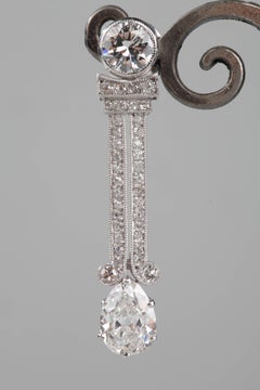 Art Deco Diamonds Earrings