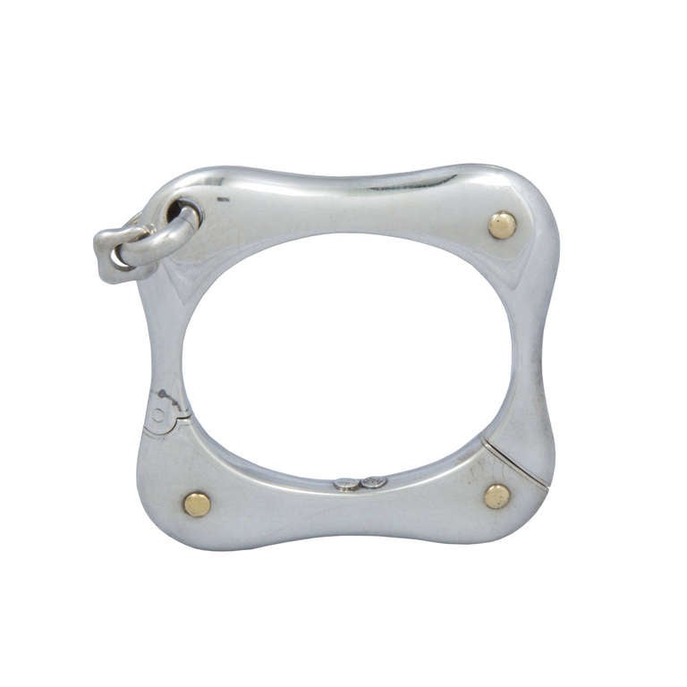 Silver Handcuff Bracelet