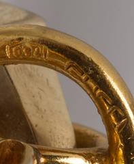 Modern Gucci Gold Nail Cufflinks