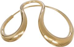 Biomorphic Gold Brooch By Michael Good