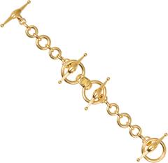 Vintage Gold Gucci Chain Bit Bracelet