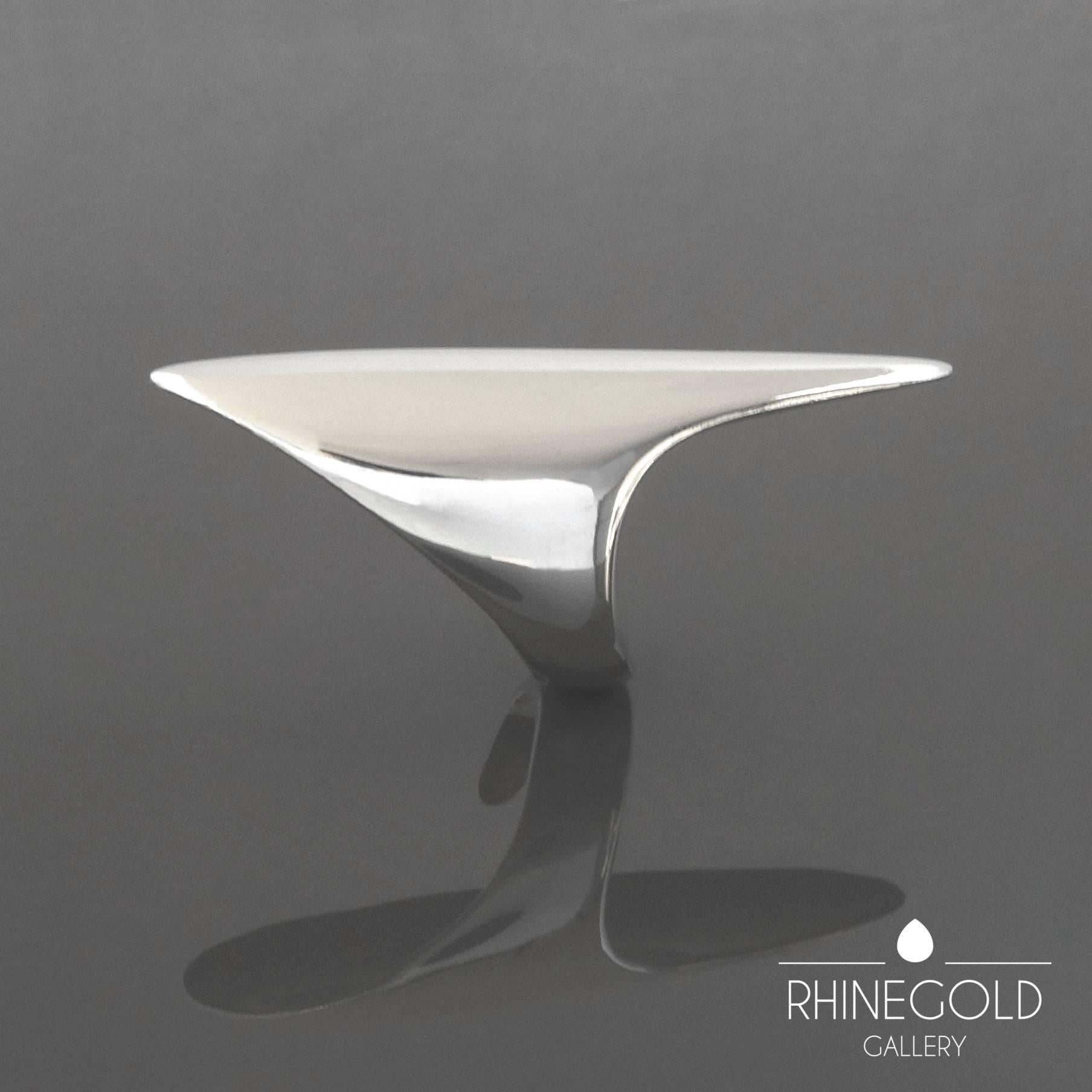 Georg Jensen Henning Koppel Modernist Silver Ring No. 99 1