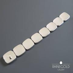 1960s Bent Knudsen Danish Modernist Silver Bracelet