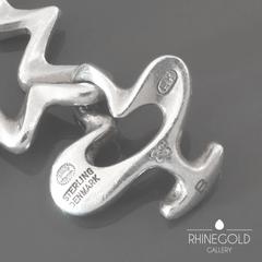 Georg Jensen Henning Koppel Iconic Scandinavian Modernist Silver Necklace #88 B