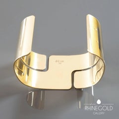 Dinh Van Modern Retro 'Seventies' Gold Cuff Bangle