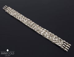 Rey Urban for Age Fausing Denmark Bracelet en argent moderniste scandinave massif