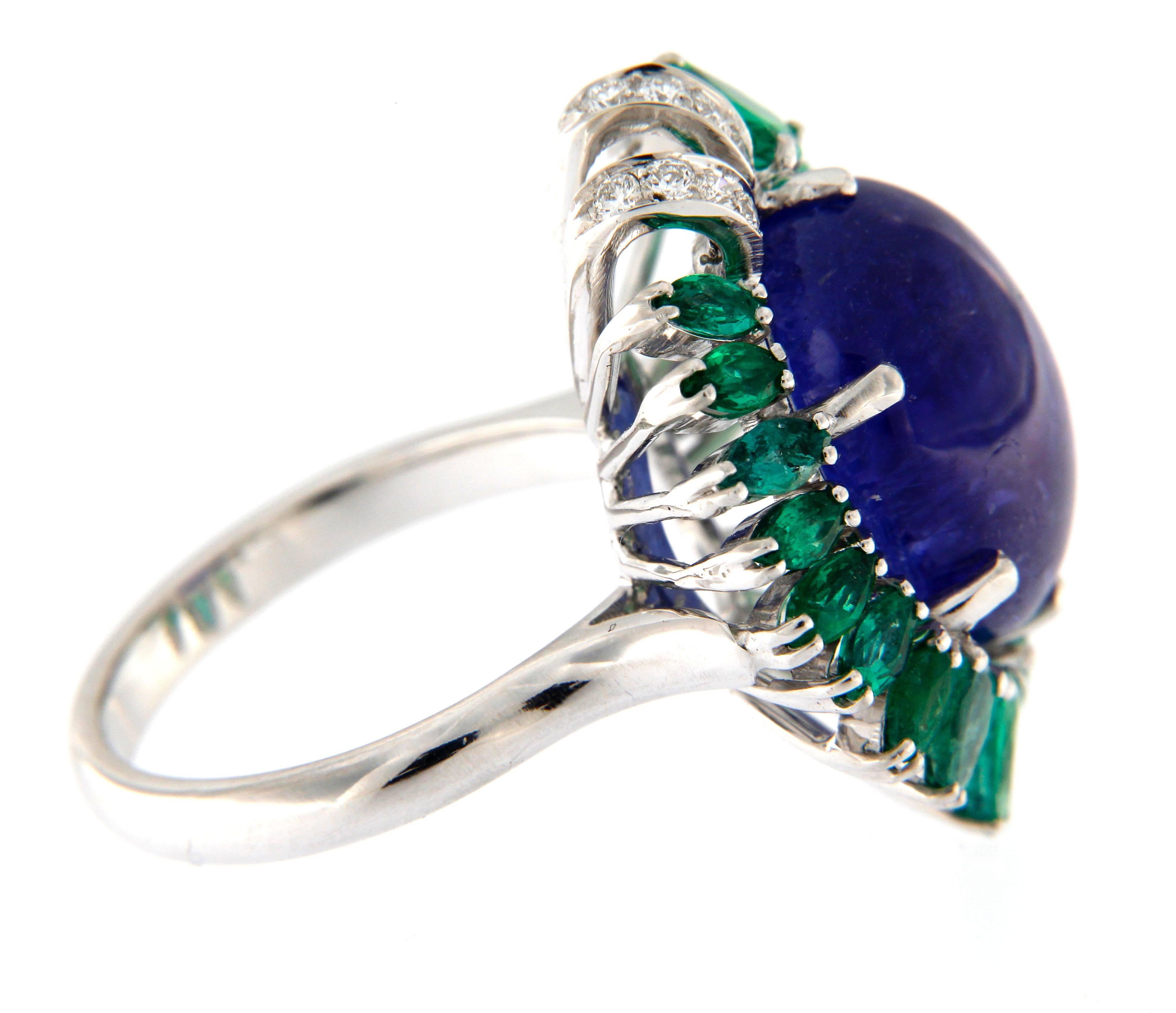 Tanzanite Ring In New Condition For Sale In Florence, IT