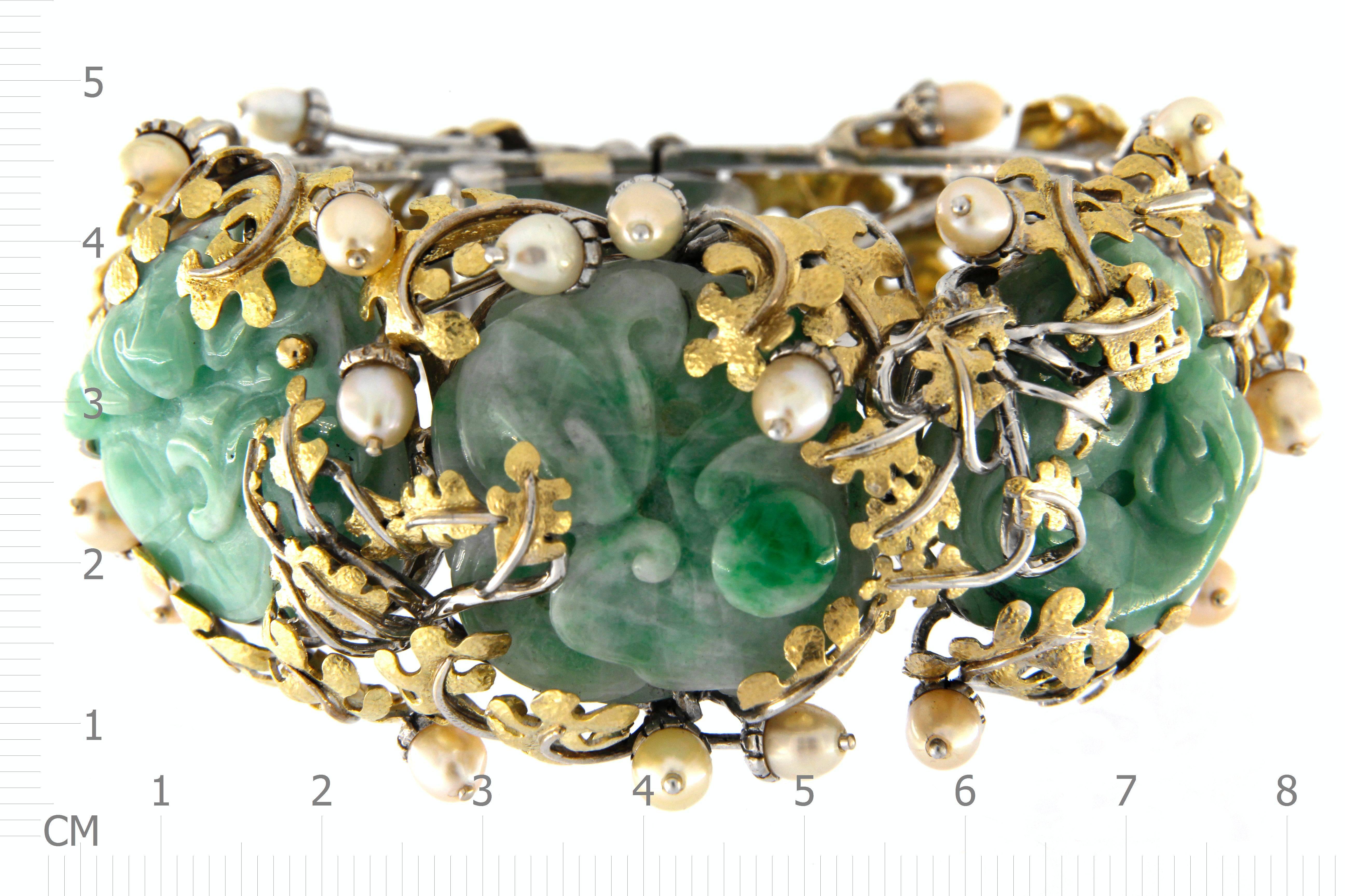 1980S Jade Bracelet For Sale 2